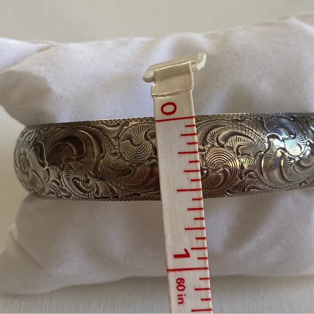 Vintage Sterling Silver Charlie Pattison Signed Bracelet - Picture 6 of 16